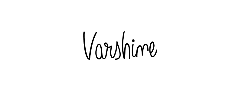 Also we have Varshine name is the best signature style. Create professional handwritten signature collection using Angelique-Rose-font-FFP autograph style. Varshine signature style 5 images and pictures png
