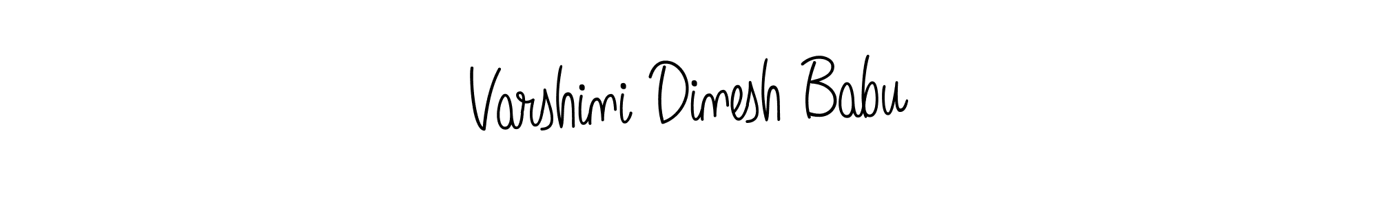 How to make Varshini Dinesh Babu signature? Angelique-Rose-font-FFP is a professional autograph style. Create handwritten signature for Varshini Dinesh Babu name. Varshini Dinesh Babu signature style 5 images and pictures png