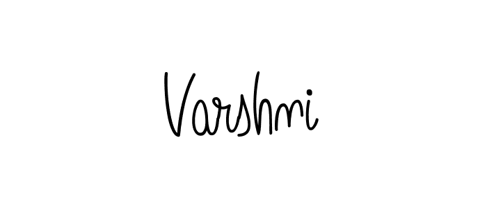 Make a beautiful signature design for name Varshni. Use this online signature maker to create a handwritten signature for free. Varshni signature style 5 images and pictures png