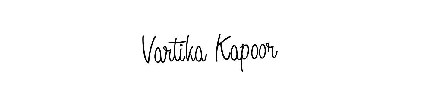 Check out images of Autograph of Vartika Kapoor name. Actor Vartika Kapoor Signature Style. Angelique-Rose-font-FFP is a professional sign style online. Vartika Kapoor signature style 5 images and pictures png