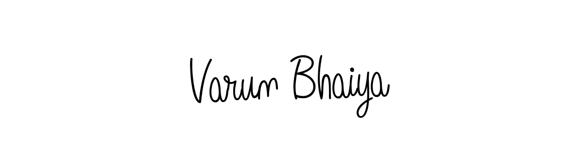 You can use this online signature creator to create a handwritten signature for the name Varun Bhaiya. This is the best online autograph maker. Varun Bhaiya signature style 5 images and pictures png