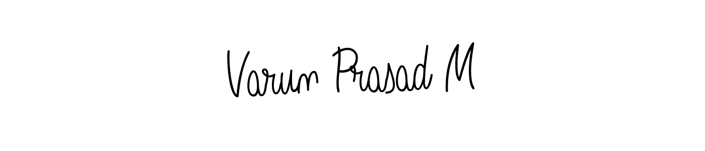 It looks lik you need a new signature style for name Varun Prasad M. Design unique handwritten (Angelique-Rose-font-FFP) signature with our free signature maker in just a few clicks. Varun Prasad M signature style 5 images and pictures png