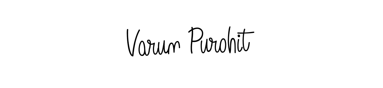 How to make Varun Purohit signature? Angelique-Rose-font-FFP is a professional autograph style. Create handwritten signature for Varun Purohit name. Varun Purohit signature style 5 images and pictures png