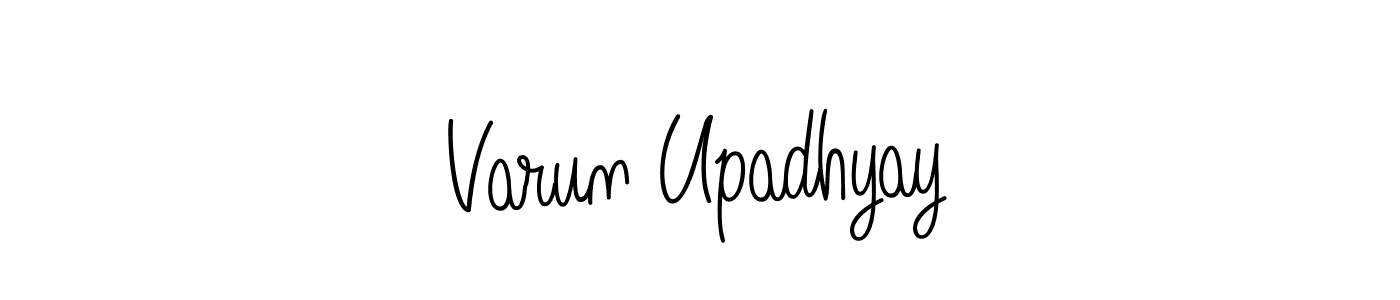 if you are searching for the best signature style for your name Varun Upadhyay. so please give up your signature search. here we have designed multiple signature styles  using Angelique-Rose-font-FFP. Varun Upadhyay signature style 5 images and pictures png