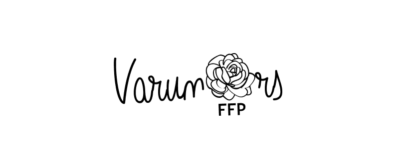 Use a signature maker to create a handwritten signature online. With this signature software, you can design (Angelique-Rose-font-FFP) your own signature for name Varun7rs. Varun7rs signature style 5 images and pictures png