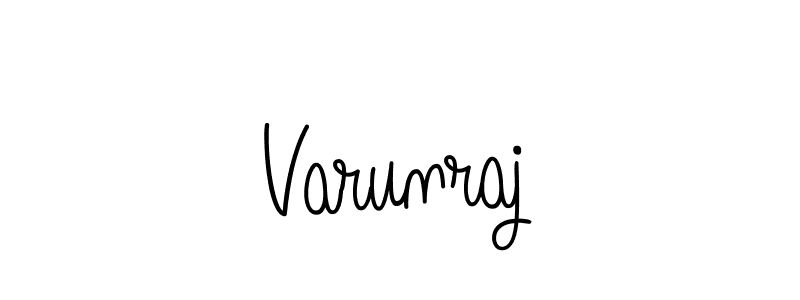 Make a beautiful signature design for name Varunraj. With this signature (Angelique-Rose-font-FFP) style, you can create a handwritten signature for free. Varunraj signature style 5 images and pictures png