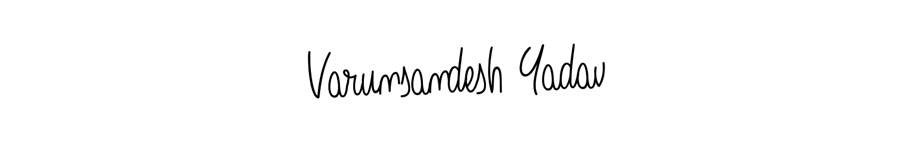How to Draw Varunsandesh Yadav signature style? Angelique-Rose-font-FFP is a latest design signature styles for name Varunsandesh Yadav. Varunsandesh Yadav signature style 5 images and pictures png