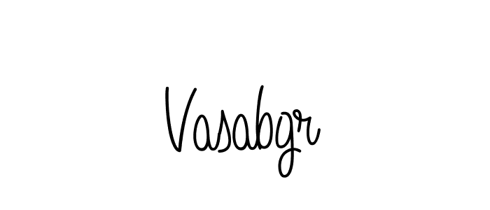 How to Draw Vasabgr signature style? Angelique-Rose-font-FFP is a latest design signature styles for name Vasabgr. Vasabgr signature style 5 images and pictures png