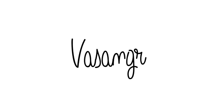 The best way (Angelique-Rose-font-FFP) to make a short signature is to pick only two or three words in your name. The name Vasangr include a total of six letters. For converting this name. Vasangr signature style 5 images and pictures png