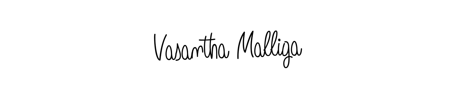 Also we have Vasantha Malliga name is the best signature style. Create professional handwritten signature collection using Angelique-Rose-font-FFP autograph style. Vasantha Malliga signature style 5 images and pictures png