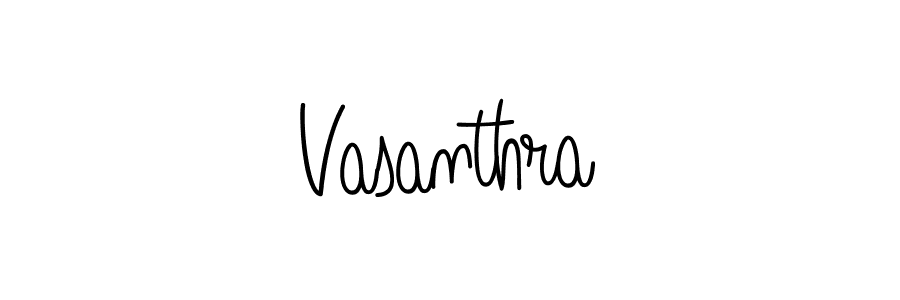 How to make Vasanthra signature? Angelique-Rose-font-FFP is a professional autograph style. Create handwritten signature for Vasanthra name. Vasanthra signature style 5 images and pictures png