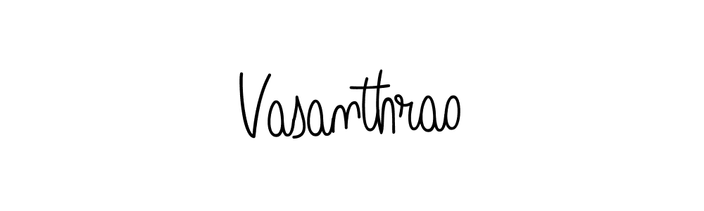 Use a signature maker to create a handwritten signature online. With this signature software, you can design (Angelique-Rose-font-FFP) your own signature for name Vasanthrao. Vasanthrao signature style 5 images and pictures png