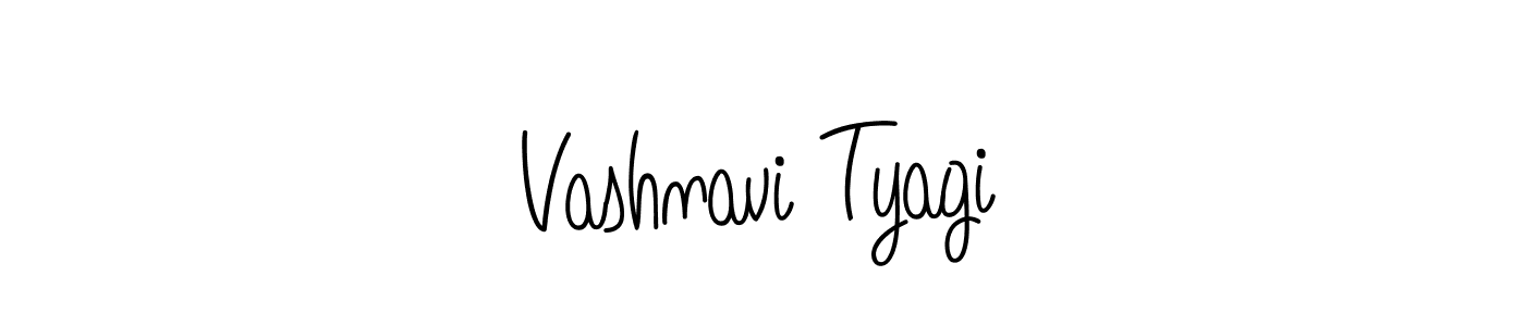 Design your own signature with our free online signature maker. With this signature software, you can create a handwritten (Angelique-Rose-font-FFP) signature for name Vashnavi Tyagi. Vashnavi Tyagi signature style 5 images and pictures png