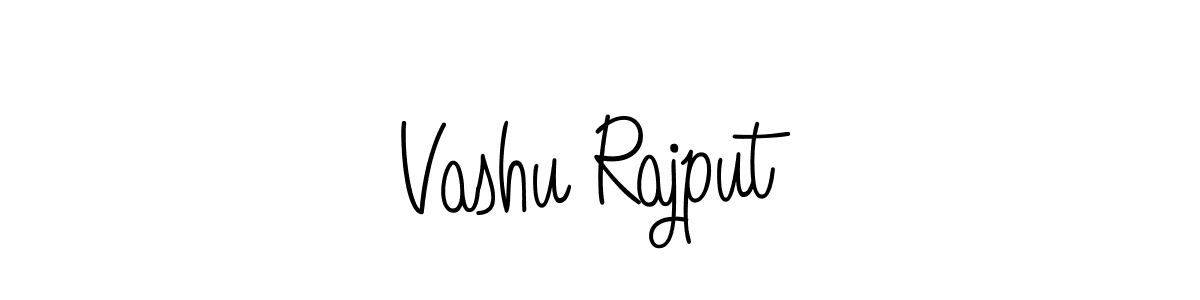Design your own signature with our free online signature maker. With this signature software, you can create a handwritten (Angelique-Rose-font-FFP) signature for name Vashu Rajput. Vashu Rajput signature style 5 images and pictures png