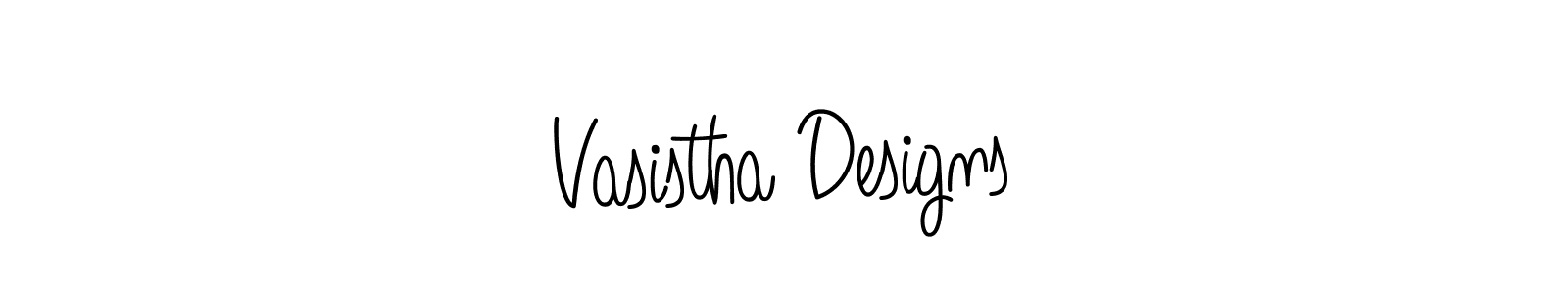 Design your own signature with our free online signature maker. With this signature software, you can create a handwritten (Angelique-Rose-font-FFP) signature for name Vasistha Designs. Vasistha Designs signature style 5 images and pictures png