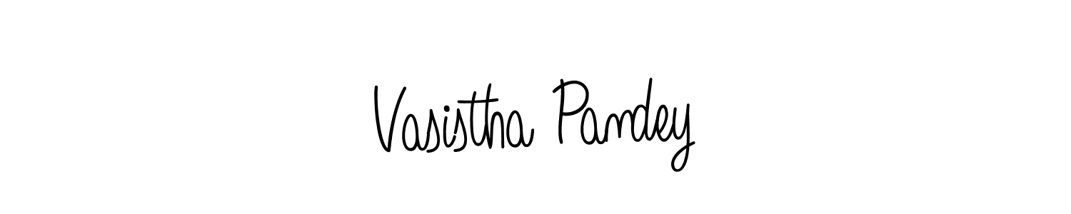 Make a beautiful signature design for name Vasistha Pandey. With this signature (Angelique-Rose-font-FFP) style, you can create a handwritten signature for free. Vasistha Pandey signature style 5 images and pictures png