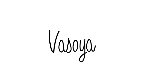Once you've used our free online signature maker to create your best signature Angelique-Rose-font-FFP style, it's time to enjoy all of the benefits that Vasoya name signing documents. Vasoya signature style 5 images and pictures png