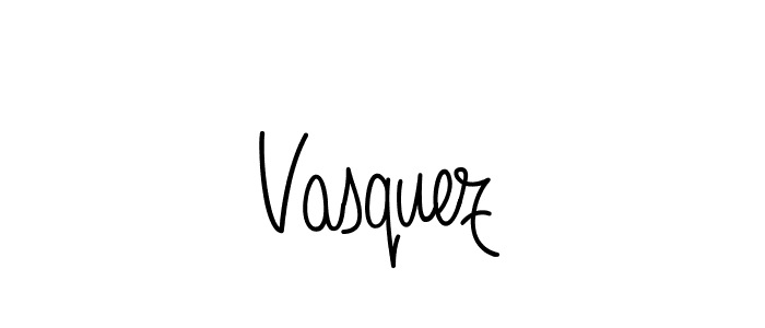 Design your own signature with our free online signature maker. With this signature software, you can create a handwritten (Angelique-Rose-font-FFP) signature for name Vasquez. Vasquez signature style 5 images and pictures png