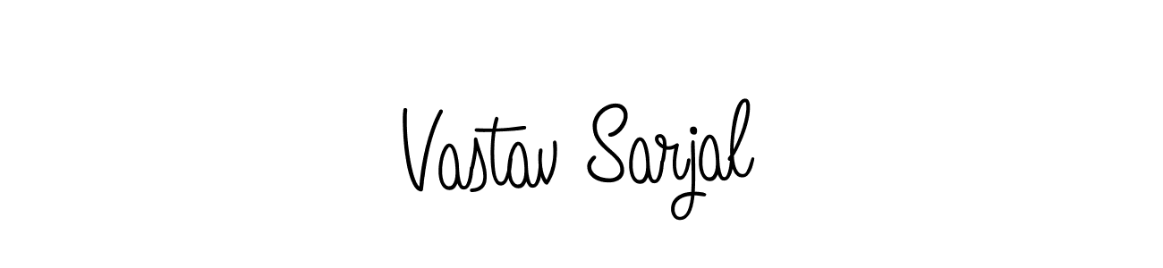 Design your own signature with our free online signature maker. With this signature software, you can create a handwritten (Angelique-Rose-font-FFP) signature for name Vastav Sarjal. Vastav Sarjal signature style 5 images and pictures png