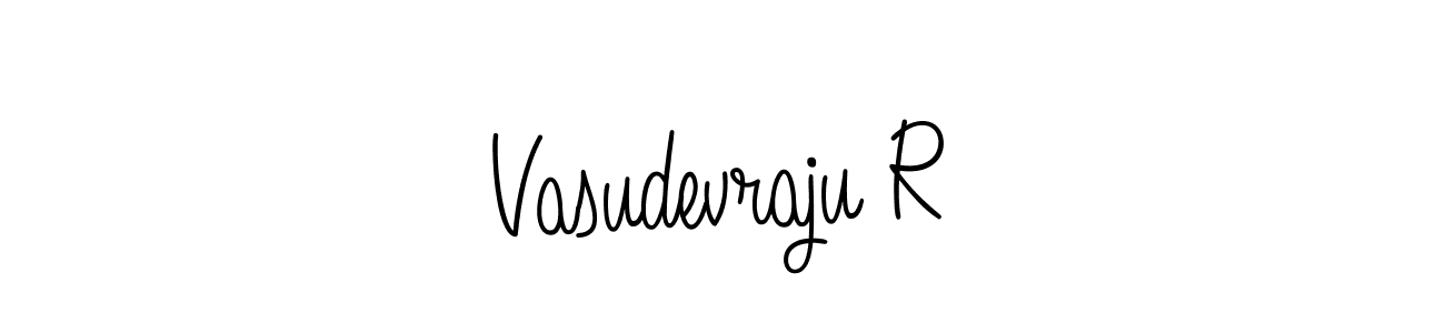 It looks lik you need a new signature style for name Vasudevraju R. Design unique handwritten (Angelique-Rose-font-FFP) signature with our free signature maker in just a few clicks. Vasudevraju R signature style 5 images and pictures png