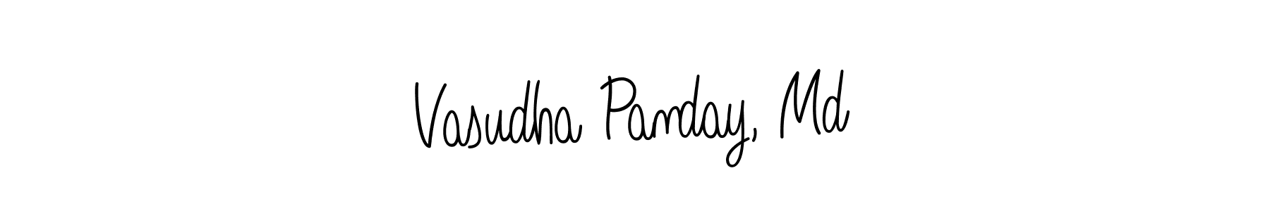 Once you've used our free online signature maker to create your best signature Angelique-Rose-font-FFP style, it's time to enjoy all of the benefits that Vasudha Panday, Md name signing documents. Vasudha Panday, Md signature style 5 images and pictures png