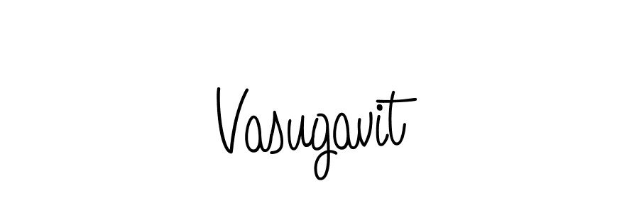 You should practise on your own different ways (Angelique-Rose-font-FFP) to write your name (Vasugavit) in signature. don't let someone else do it for you. Vasugavit signature style 5 images and pictures png