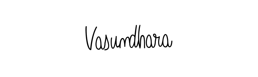 How to make Vasundhara signature? Angelique-Rose-font-FFP is a professional autograph style. Create handwritten signature for Vasundhara name. Vasundhara signature style 5 images and pictures png