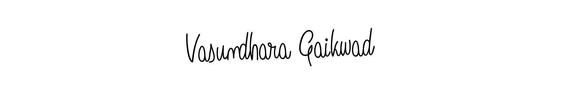 Angelique-Rose-font-FFP is a professional signature style that is perfect for those who want to add a touch of class to their signature. It is also a great choice for those who want to make their signature more unique. Get Vasundhara Gaikwad name to fancy signature for free. Vasundhara Gaikwad signature style 5 images and pictures png