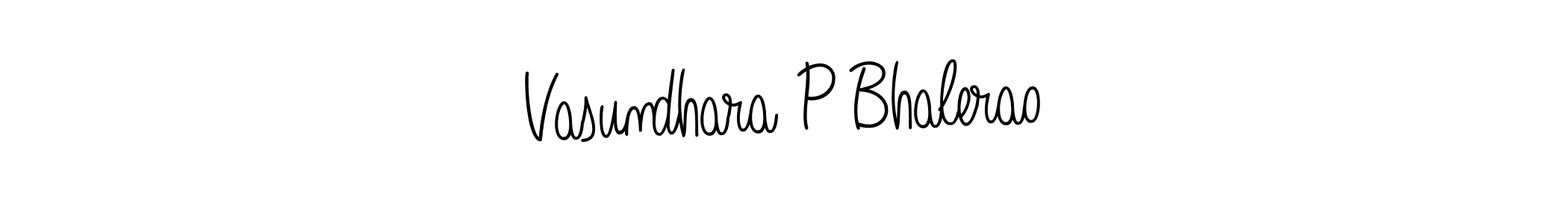 if you are searching for the best signature style for your name Vasundhara P Bhalerao. so please give up your signature search. here we have designed multiple signature styles  using Angelique-Rose-font-FFP. Vasundhara P Bhalerao signature style 5 images and pictures png