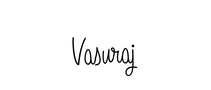 How to Draw Vasuraj signature style? Angelique-Rose-font-FFP is a latest design signature styles for name Vasuraj. Vasuraj signature style 5 images and pictures png