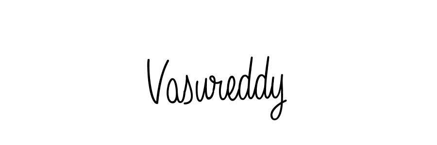 How to make Vasureddy signature? Angelique-Rose-font-FFP is a professional autograph style. Create handwritten signature for Vasureddy name. Vasureddy signature style 5 images and pictures png