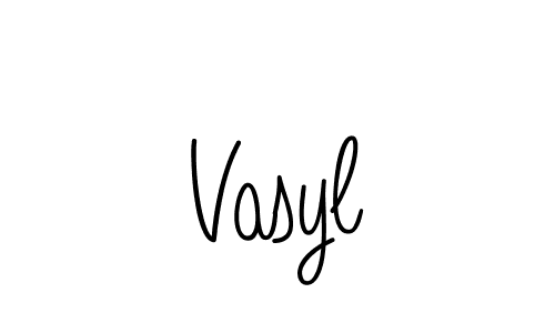 Best and Professional Signature Style for Vasyl. Angelique-Rose-font-FFP Best Signature Style Collection. Vasyl signature style 5 images and pictures png