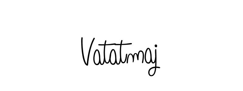 You should practise on your own different ways (Angelique-Rose-font-FFP) to write your name (Vatatmaj) in signature. don't let someone else do it for you. Vatatmaj signature style 5 images and pictures png