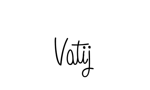 Also we have Vatij name is the best signature style. Create professional handwritten signature collection using Angelique-Rose-font-FFP autograph style. Vatij signature style 5 images and pictures png