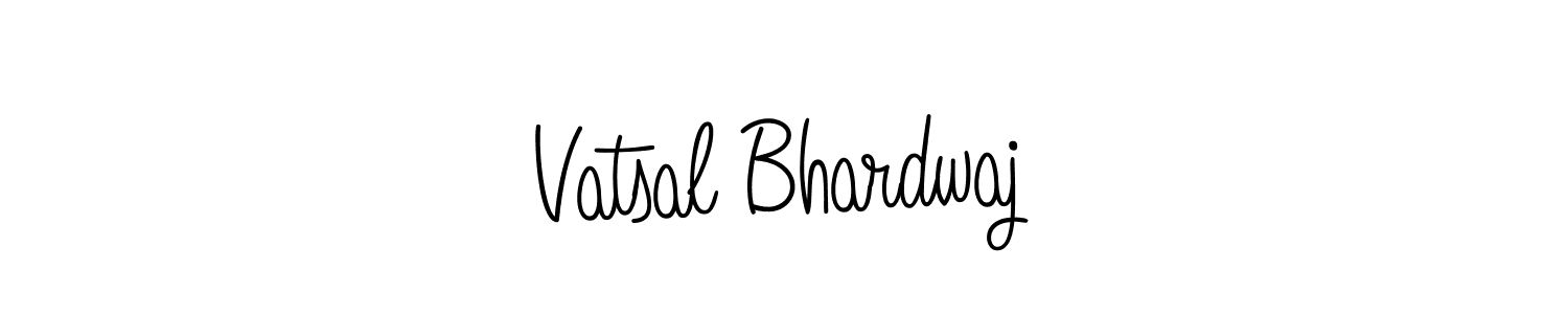 Use a signature maker to create a handwritten signature online. With this signature software, you can design (Angelique-Rose-font-FFP) your own signature for name Vatsal Bhardwaj. Vatsal Bhardwaj signature style 5 images and pictures png