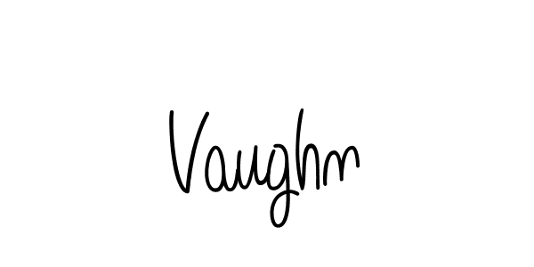 Vaughn stylish signature style. Best Handwritten Sign (Angelique-Rose-font-FFP) for my name. Handwritten Signature Collection Ideas for my name Vaughn. Vaughn signature style 5 images and pictures png