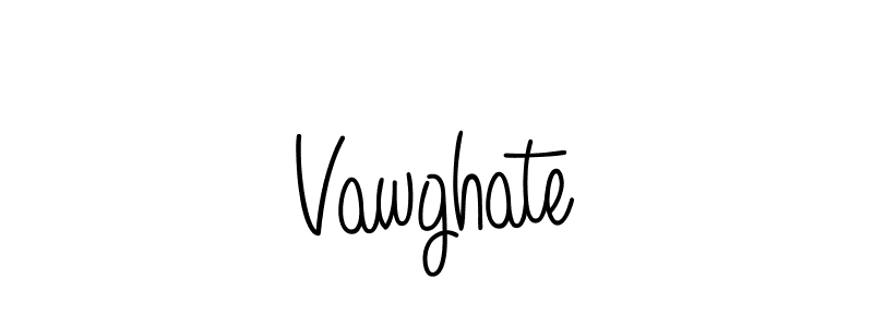 You should practise on your own different ways (Angelique-Rose-font-FFP) to write your name (Vawghate) in signature. don't let someone else do it for you. Vawghate signature style 5 images and pictures png