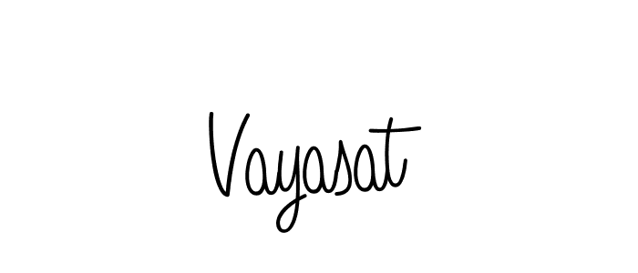 Use a signature maker to create a handwritten signature online. With this signature software, you can design (Angelique-Rose-font-FFP) your own signature for name Vayasat. Vayasat signature style 5 images and pictures png