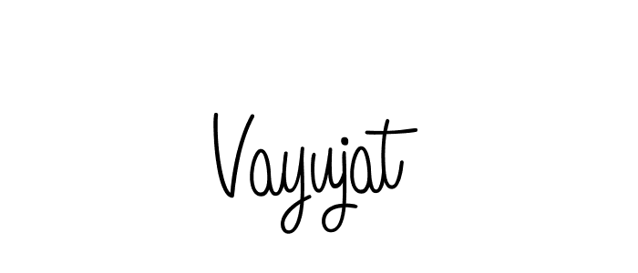 if you are searching for the best signature style for your name Vayujat. so please give up your signature search. here we have designed multiple signature styles  using Angelique-Rose-font-FFP. Vayujat signature style 5 images and pictures png