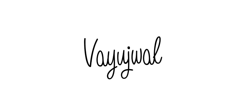 if you are searching for the best signature style for your name Vayujwal. so please give up your signature search. here we have designed multiple signature styles  using Angelique-Rose-font-FFP. Vayujwal signature style 5 images and pictures png