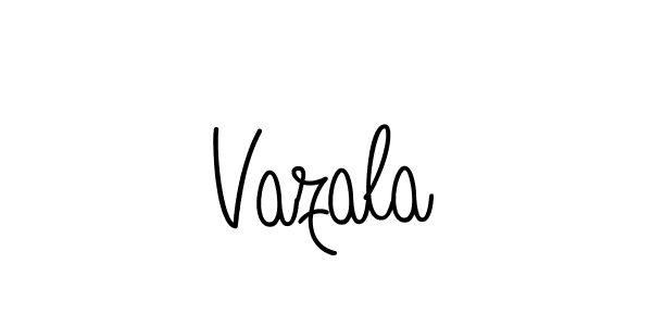 The best way (Angelique-Rose-font-FFP) to make a short signature is to pick only two or three words in your name. The name Vazala include a total of six letters. For converting this name. Vazala signature style 5 images and pictures png