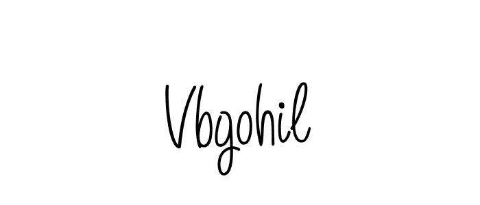 How to make Vbgohil signature? Angelique-Rose-font-FFP is a professional autograph style. Create handwritten signature for Vbgohil name. Vbgohil signature style 5 images and pictures png