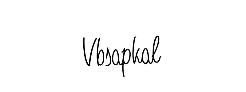 Create a beautiful signature design for name Vbsapkal. With this signature (Angelique-Rose-font-FFP) fonts, you can make a handwritten signature for free. Vbsapkal signature style 5 images and pictures png