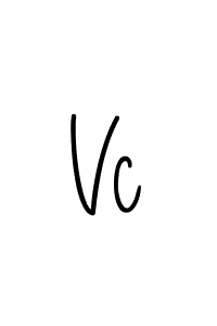 The best way (Angelique-Rose-font-FFP) to make a short signature is to pick only two or three words in your name. The name Vc include a total of six letters. For converting this name. Vc signature style 5 images and pictures png