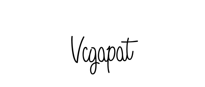 Use a signature maker to create a handwritten signature online. With this signature software, you can design (Angelique-Rose-font-FFP) your own signature for name Vcgapat. Vcgapat signature style 5 images and pictures png