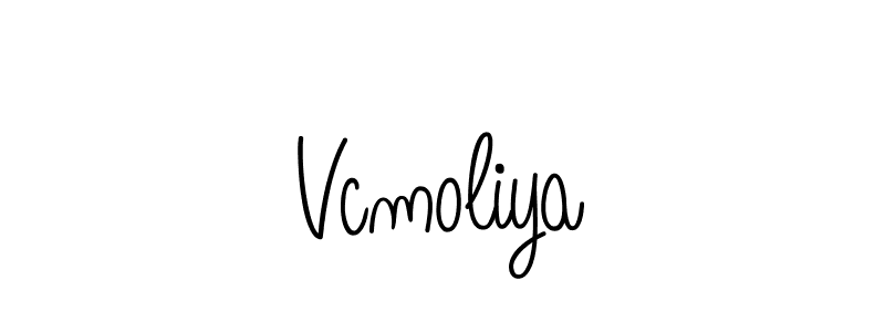 Angelique-Rose-font-FFP is a professional signature style that is perfect for those who want to add a touch of class to their signature. It is also a great choice for those who want to make their signature more unique. Get Vcmoliya name to fancy signature for free. Vcmoliya signature style 5 images and pictures png