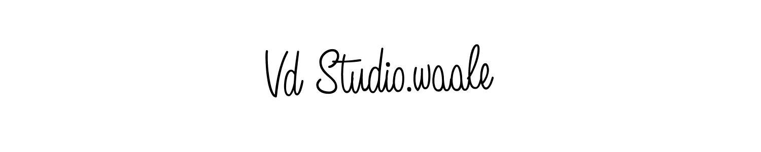 Create a beautiful signature design for name Vd Studio.waale. With this signature (Angelique-Rose-font-FFP) fonts, you can make a handwritten signature for free. Vd Studio.waale signature style 5 images and pictures png