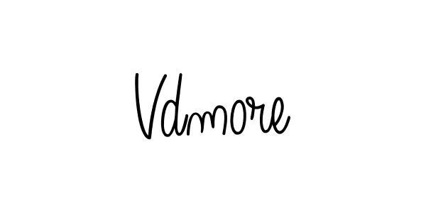 Best and Professional Signature Style for Vdmore. Angelique-Rose-font-FFP Best Signature Style Collection. Vdmore signature style 5 images and pictures png
