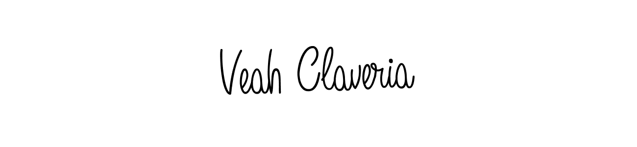 Use a signature maker to create a handwritten signature online. With this signature software, you can design (Angelique-Rose-font-FFP) your own signature for name Veah Claveria. Veah Claveria signature style 5 images and pictures png