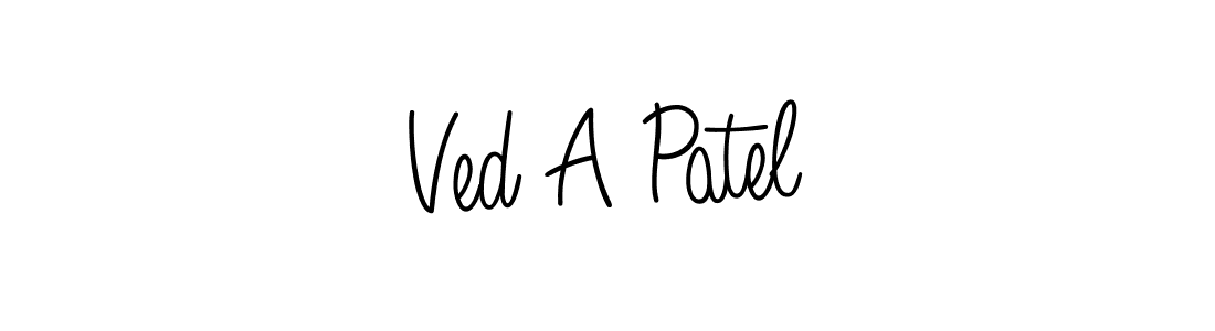 You can use this online signature creator to create a handwritten signature for the name Ved A Patel. This is the best online autograph maker. Ved A Patel signature style 5 images and pictures png
